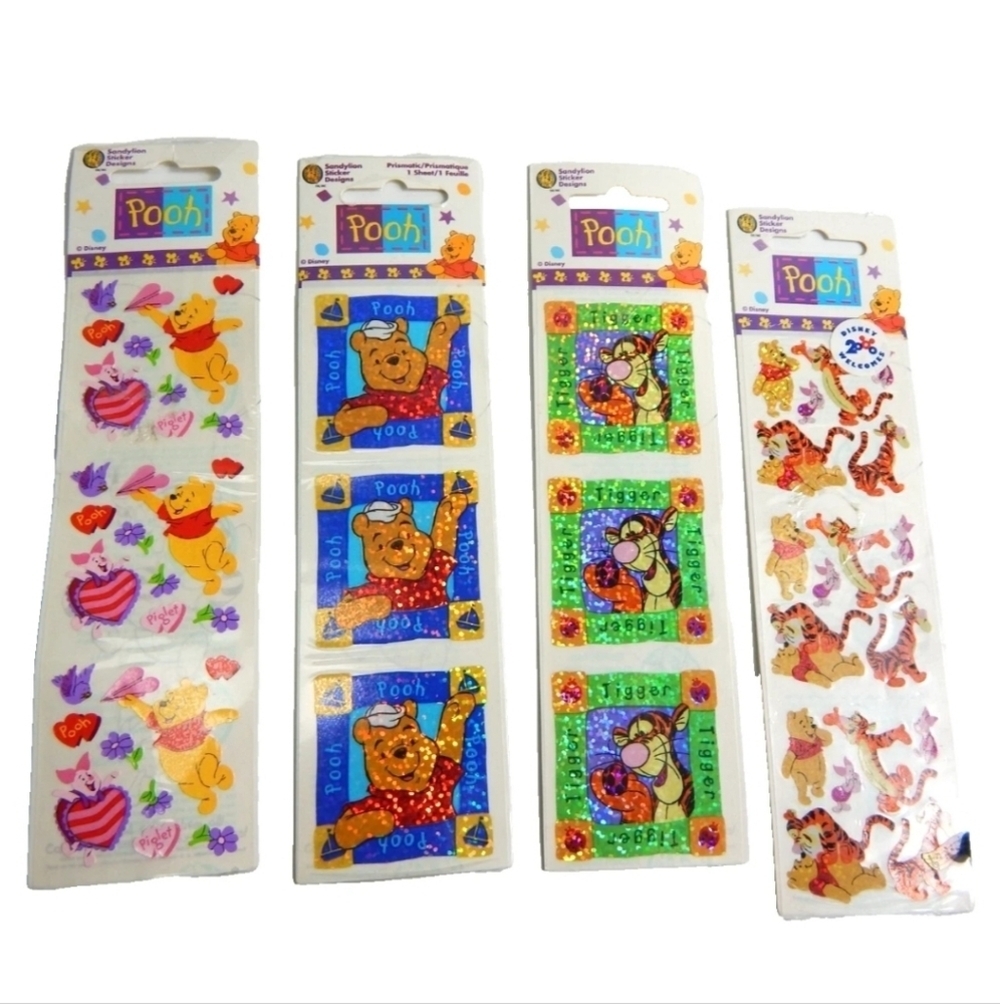 Sandylion Vintage Winnie The Pooh Stickers